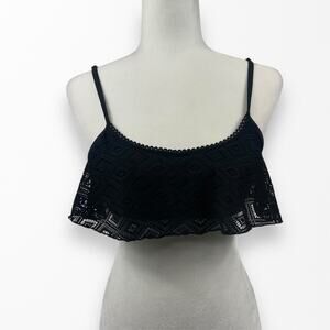 Roxy Women's Swimsuit Top Bikini Top Lace Size Medium